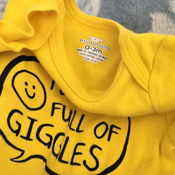 With Baby Bees Rattle, Cuddle Blankie, and a Onesie full of Giggles - Picture 2 of 3